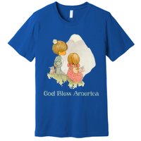 Precious Mots God Bless America Cute Gift Premium T-Shirt