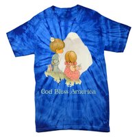 Precious Mots God Bless America Cute Gift Tie-Dye T-Shirt