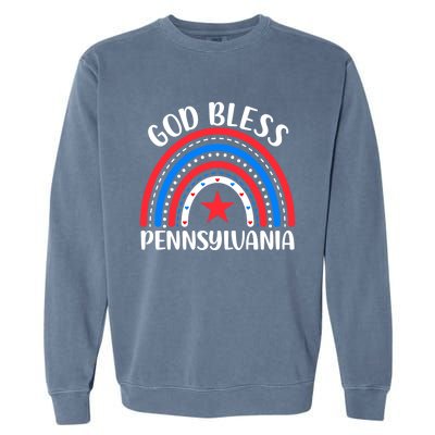 Pennsylvania Meaningful Gift I Love Pennsylvania Usa Great Gift Garment-Dyed Sweatshirt