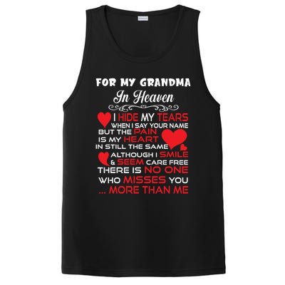 Proud My Grandma In Heaven Happy Mother Day Proud Memorial Gift PosiCharge Competitor Tank