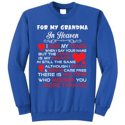 Proud My Grandma In Heaven Happy Mother Day Proud Memorial Gift Sweatshirt