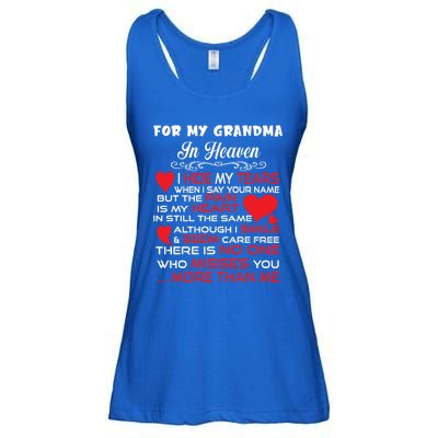 Proud My Grandma In Heaven Happy Mother Day Proud Memorial Gift Ladies Essential Flowy Tank