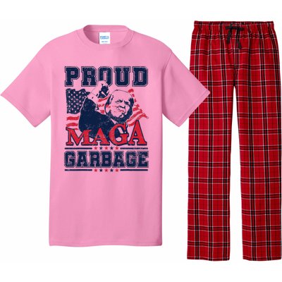 Proud Maga Garbage Vote Trump 2024 Trump Supporter Garbage Pajama Set