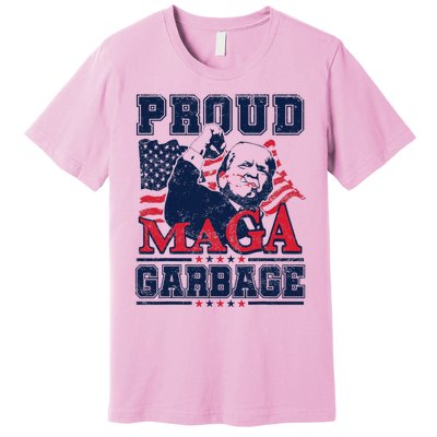 Proud Maga Garbage Vote Trump 2024 Trump Supporter Garbage Premium T-Shirt