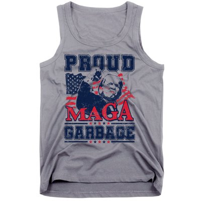 Proud Maga Garbage Vote Trump 2024 Trump Supporter Garbage Tank Top