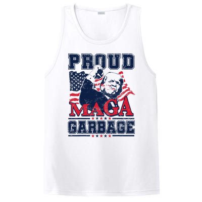 Proud Maga Garbage Vote Trump 2024 Trump Supporter Garbage PosiCharge Competitor Tank