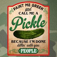 Paint Me Green And Call Me A Pickle Funny Legacy Tie Dye Trucker Hat
