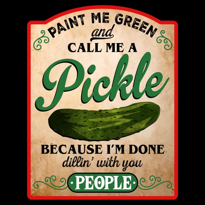 Paint Me Green And Call Me A Pickle Funny Flatbill Hat