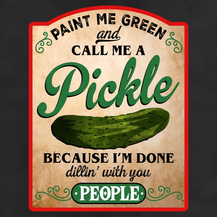 Paint Me Green And Call Me A Pickle Funny Golf Towel