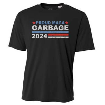 Proud Maga Garbage Trump Cooling Performance Crew T-Shirt