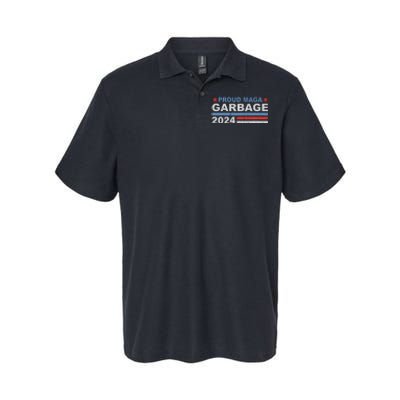 Proud Maga Garbage Trump Softstyle Adult Sport Polo