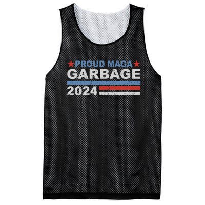 Proud Maga Garbage Trump Mesh Reversible Basketball Jersey Tank