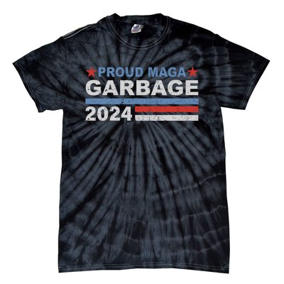 Proud Maga Garbage Trump Tie-Dye T-Shirt