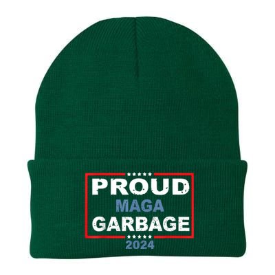 Proud Maga Garbage Trump Supporter Knit Cap Winter Beanie