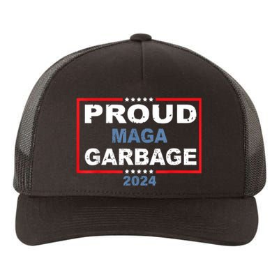 Proud Maga Garbage Trump Supporter Yupoong Adult 5-Panel Trucker Hat