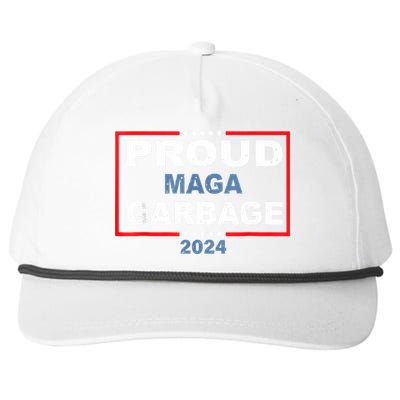 Proud Maga Garbage Trump Supporter Snapback Five-Panel Rope Hat