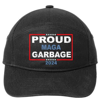 Proud Maga Garbage Trump Supporter 7-Panel Snapback Hat