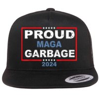 Proud Maga Garbage Trump Supporter Flat Bill Trucker Hat