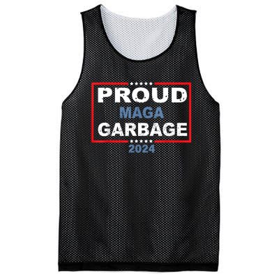 Proud Maga Garbage Trump Supporter Mesh Reversible Basketball Jersey Tank