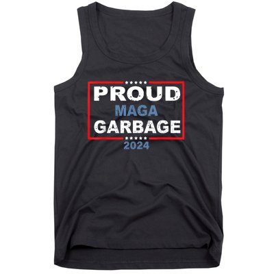 Proud Maga Garbage Trump Supporter Tank Top