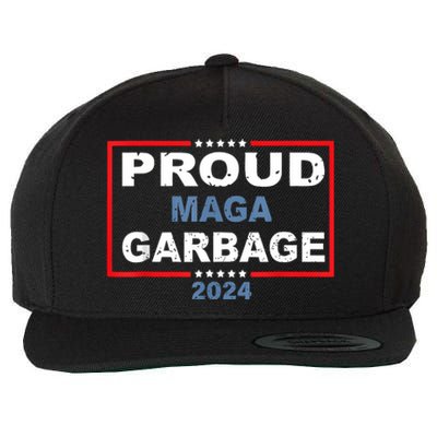 Proud Maga Garbage Trump Supporter Wool Snapback Cap