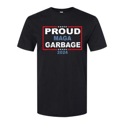 Proud Maga Garbage Trump Supporter Softstyle CVC T-Shirt