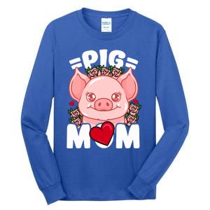 Pig Mom Gift Tall Long Sleeve T-Shirt