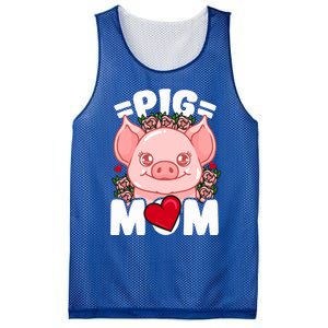 Pig Mom Gift Mesh Reversible Basketball Jersey Tank