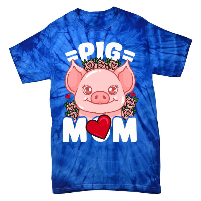 Pig Mom Gift Tie-Dye T-Shirt