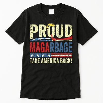 Proud Maga Garbage Trump Supporter Tall T-Shirt