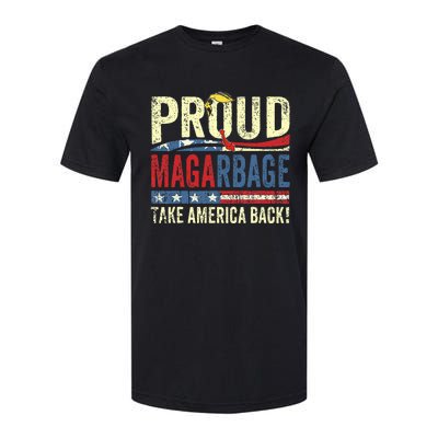 Proud Maga Garbage Trump Supporter Softstyle CVC T-Shirt