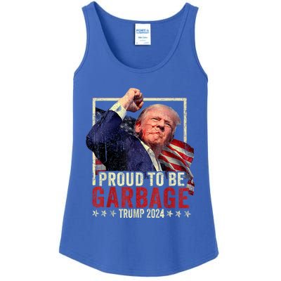 Proud Maga Garbage Trump Supporter Ladies Essential Tank