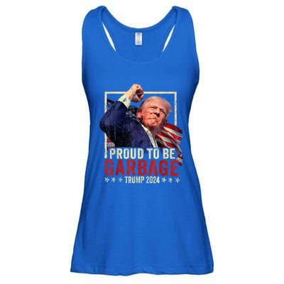 Proud Maga Garbage Trump Supporter Ladies Essential Flowy Tank