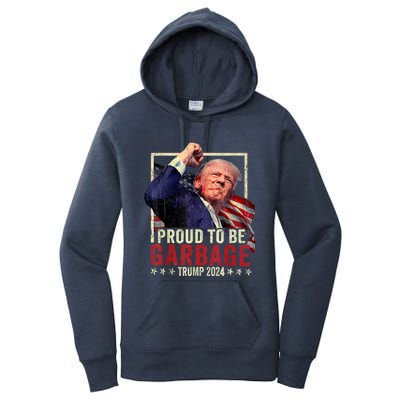 Proud Maga Garbage Trump Supporter Women's Pullover Hoodie