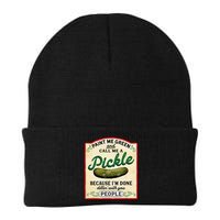 Paint Me Green And Call Me A Pickle Because I'm Done Dillin Beanie