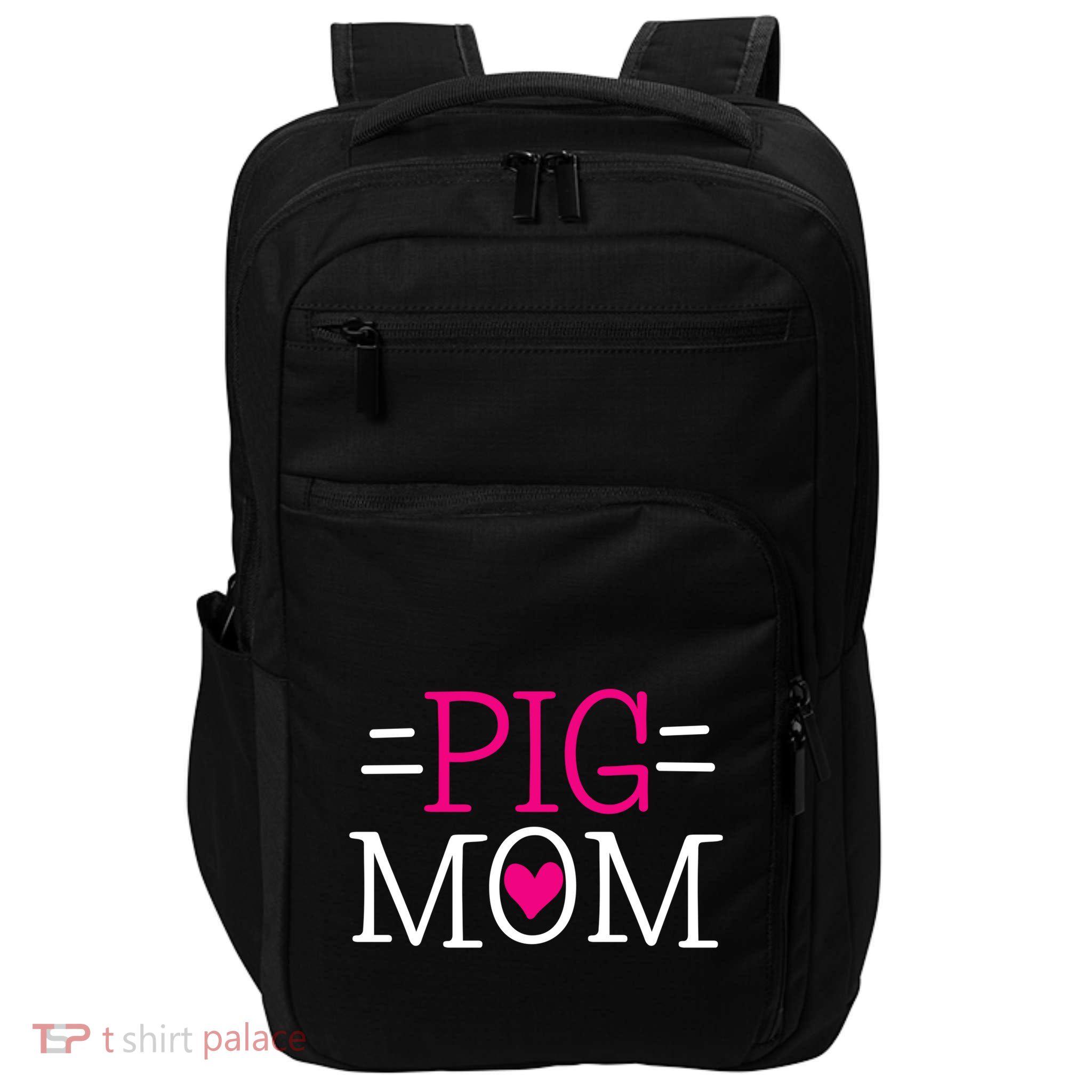 Pigs Mom Gift Impact Tech Backpack