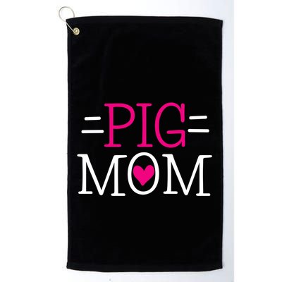 Pigs Mom Gift Golf Towel
