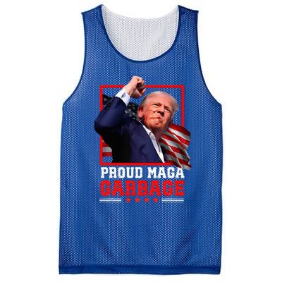 Proud Maga Garbage Trump Mesh Reversible Basketball Jersey Tank