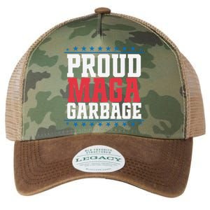 Proud Maga Garbage Trump Supporter Legacy Tie Dye Trucker Hat