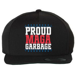 Proud Maga Garbage Trump Supporter Wool Snapback Cap