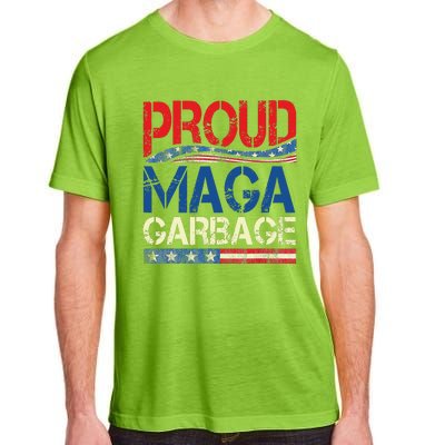 Proud Maga Garbage Trump Supporter Gift Adult ChromaSoft Performance T-Shirt