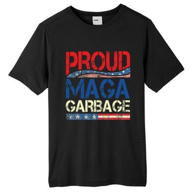 Proud Maga Garbage Trump Supporter Gift Tall Fusion ChromaSoft Performance T-Shirt