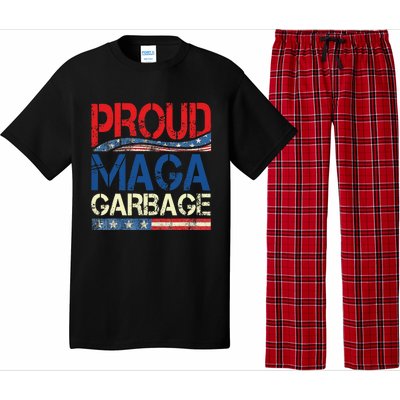 Proud Maga Garbage Trump Supporter Gift Pajama Set