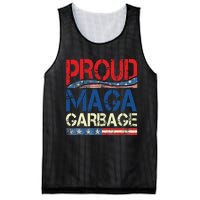 Proud Maga Garbage Trump Supporter Gift Mesh Reversible Basketball Jersey Tank