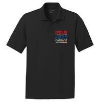 Proud Maga Garbage Trump Supporter Gift PosiCharge RacerMesh Polo