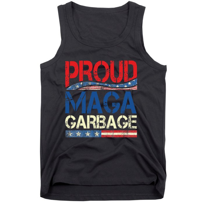 Proud Maga Garbage Trump Supporter Gift Tank Top