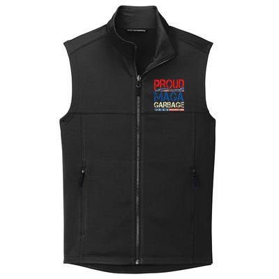 Proud Maga Garbage Trump Supporter Gift Collective Smooth Fleece Vest