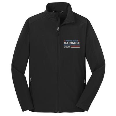 Proud Maga Garbage Trump Supporter Core Soft Shell Jacket