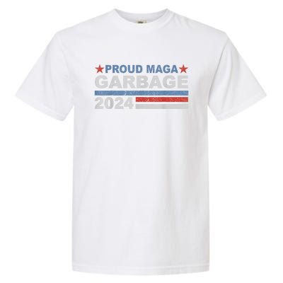 Proud Maga Garbage Trump Supporter Garment-Dyed Heavyweight T-Shirt