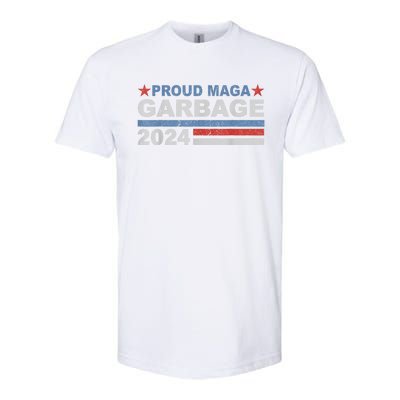 Proud Maga Garbage Trump Supporter Softstyle CVC T-Shirt